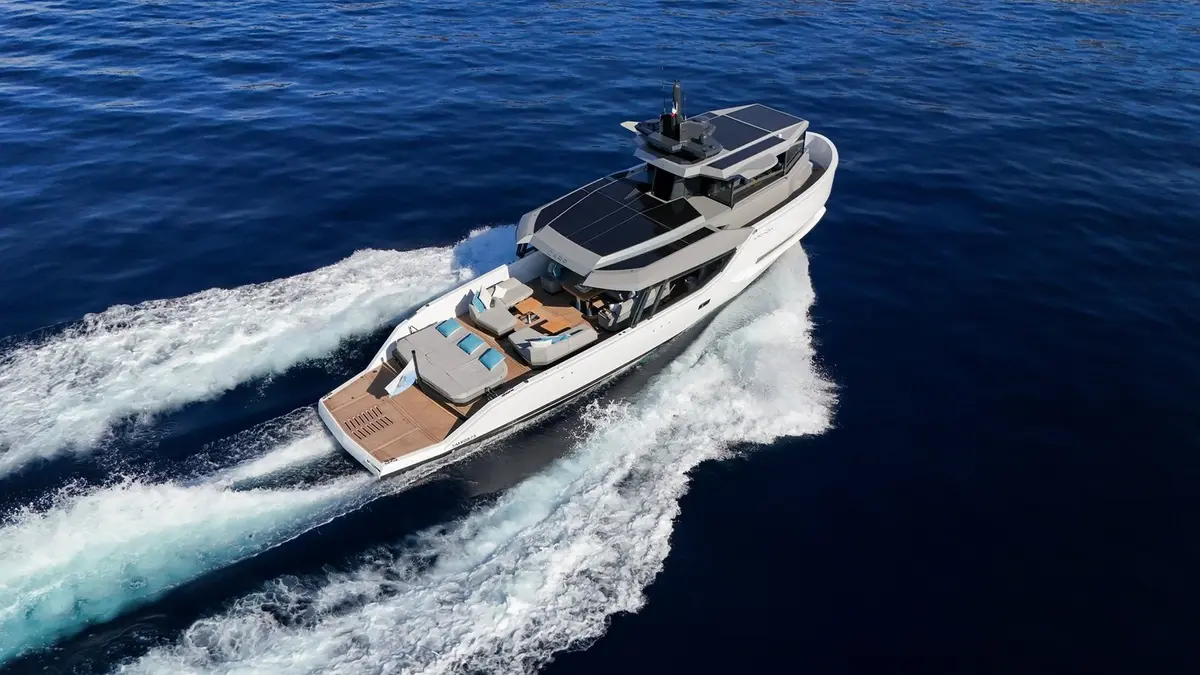 Arcadia Sherpa 60, salon — Yacht Hire Marbella, Marbella. Arcadia Sherpa 60 — 18.7m