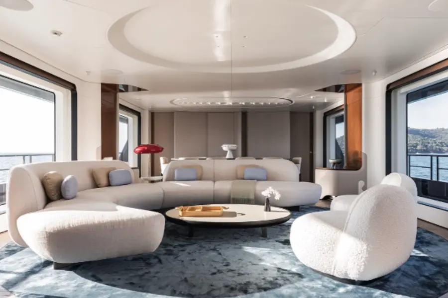 Azimut 116, main deck — Yacht Hire Marbella, Marbella. Azimut 116 — 36m