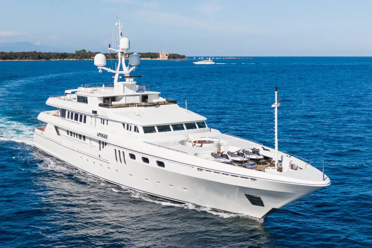 Apogee, exterior — Yacht Hire Marbella, Marbella. Apogee — 62.5m