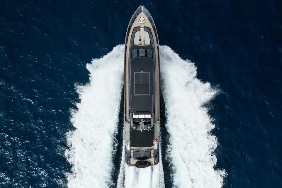Leopard 31, aft deck — Yacht Hire Marbella, Marbella. Leopard 31 — 31m
