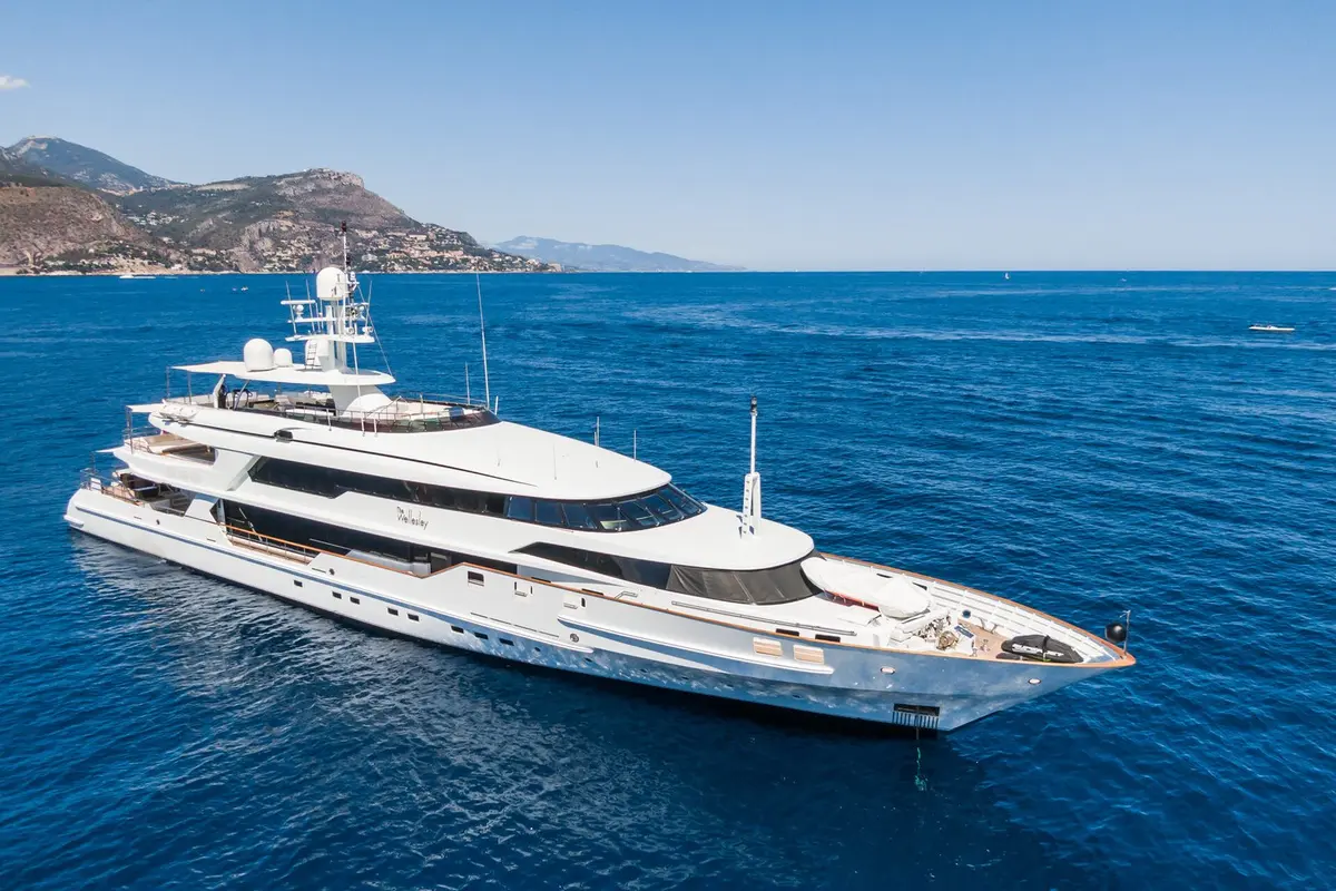The Wellesley, exterior — Yacht Hire Marbella, Marbella. The Wellesley — 56m