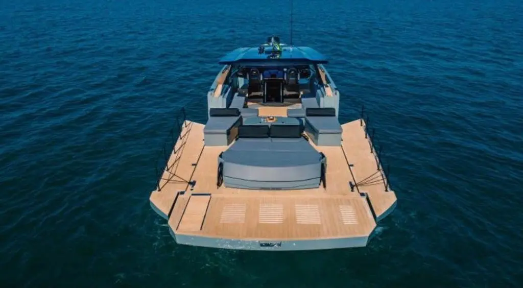Okean 55, aft deck — Yacht Hire Marbella, Marbella. Okean 55 — 16m