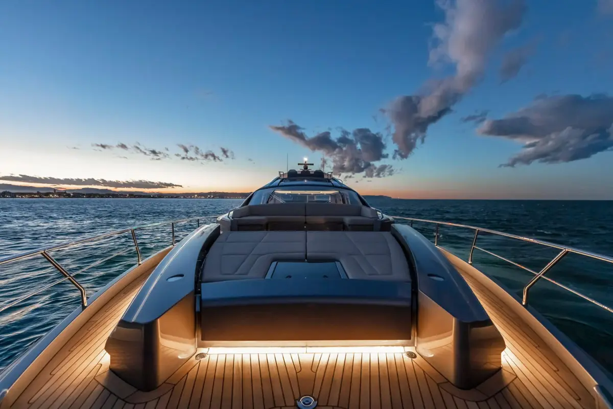 Pershing 8X, flybridge — Yacht Hire Marbella, Marbella. Pershing 8X — 25m