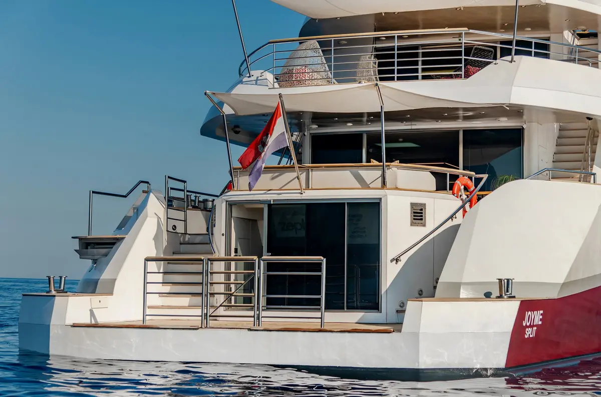 Philip Zepter 50m, aft deck — Yacht Hire Marbella, Marbella. Philip Zepter 50m — 50m