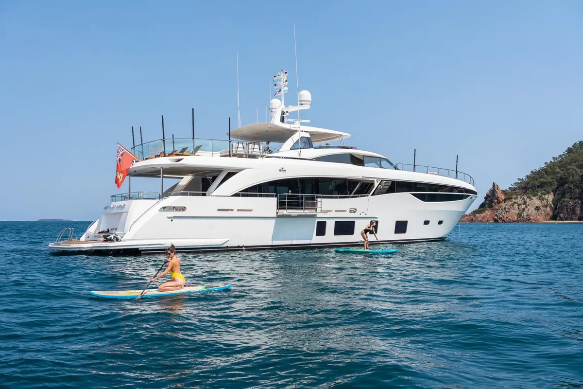 Princess 35M, flybridge — Yacht Hire Marbella, Marbella. Princess 35M — 35m