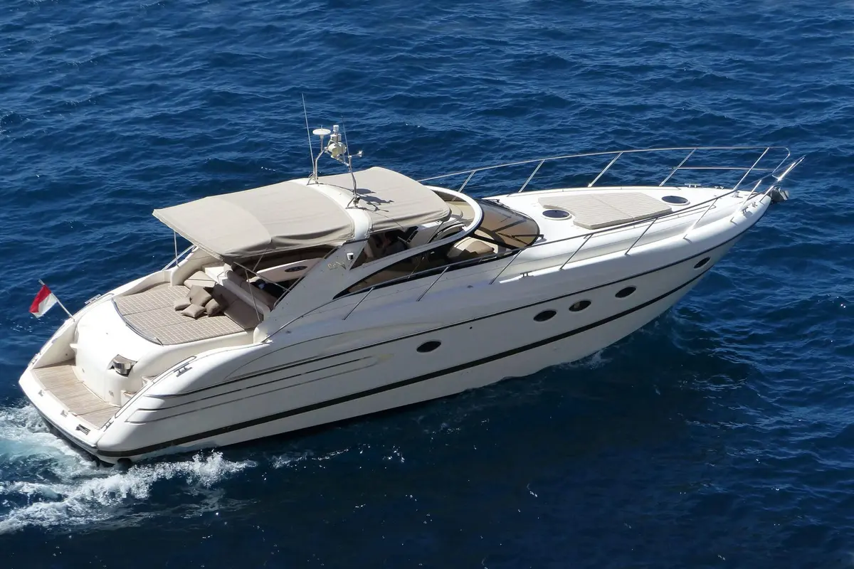 Princess 50, exterior — Yacht Hire Marbella, Marbella. Princess 50 — 15.5m