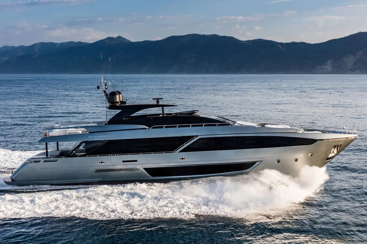 Riva 110, exterior — Yacht Hire Marbella, Marbella. Riva 110 — 33m