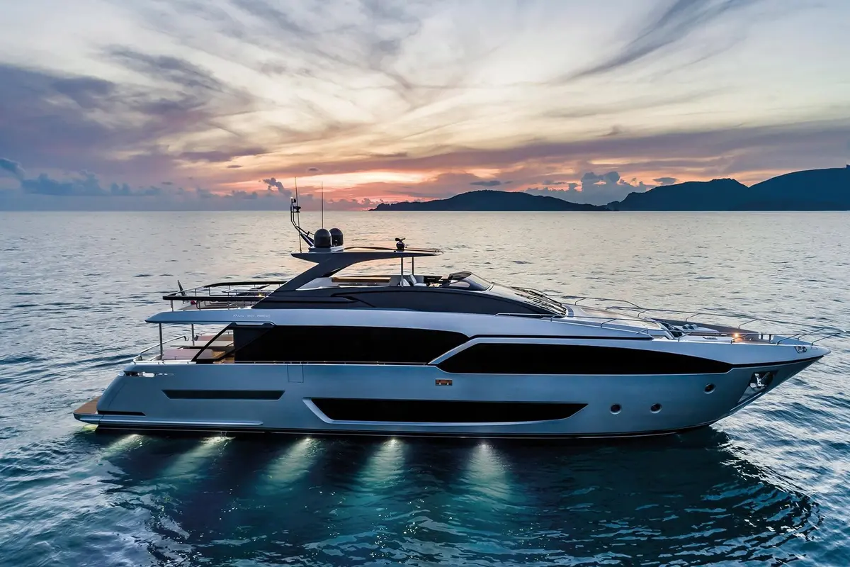 Riva 90, main deck — Yacht Hire Marbella, Marbella. Riva 90 — 28.5m