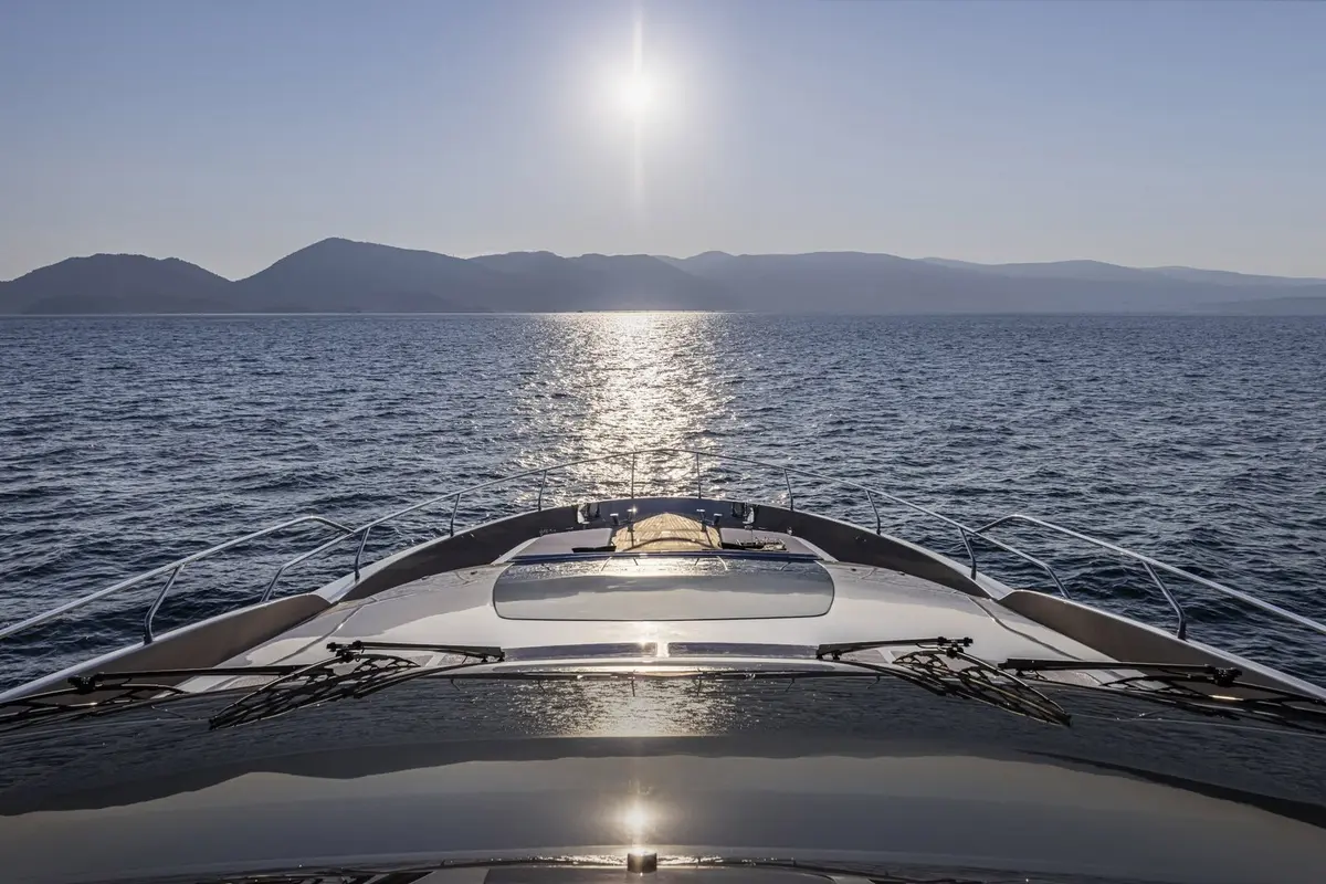 Riva 90, salon — Yacht Hire Marbella, Marbella. Riva 90 — 28.5m