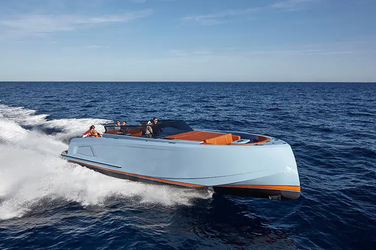 Vanquish VQ60, exterior — Yacht Hire Marbella, Marbella. Vanquish VQ60 — 18.3m
