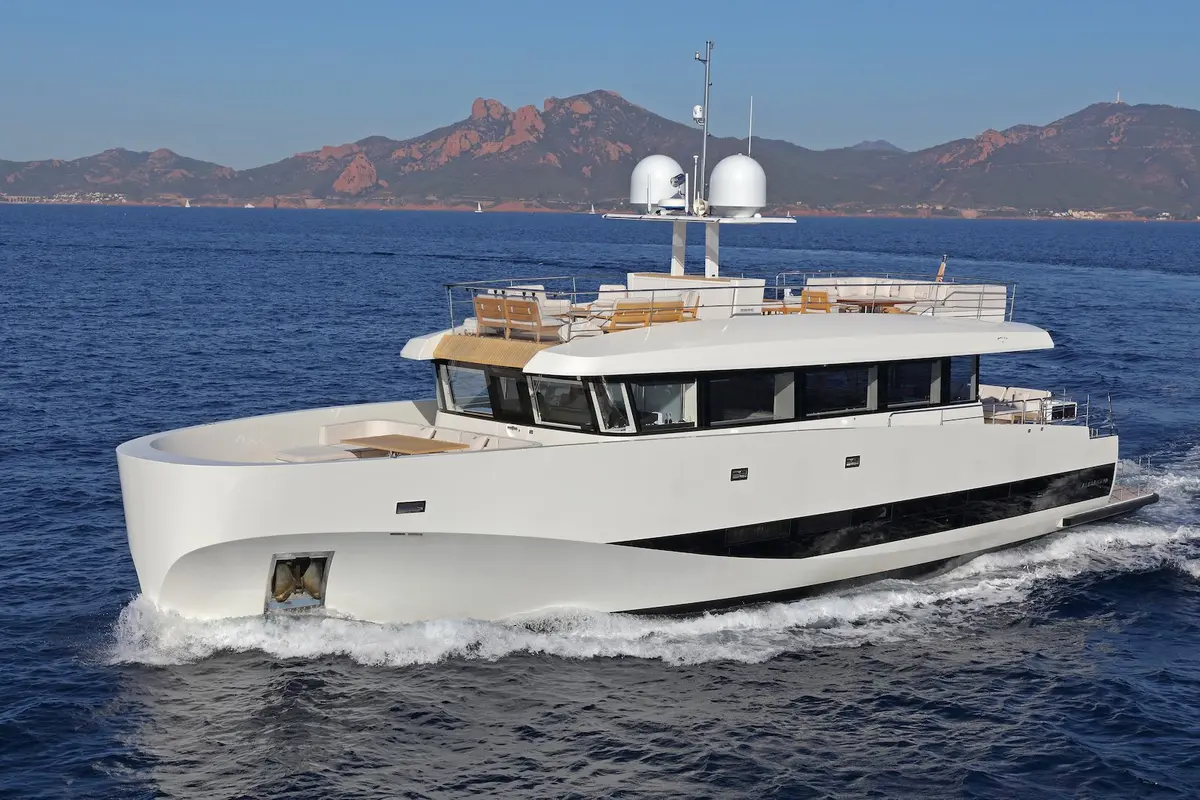 WallyAce 26, aft deck — Yacht Hire Marbella, Marbella. WallyAce 26 — 26m